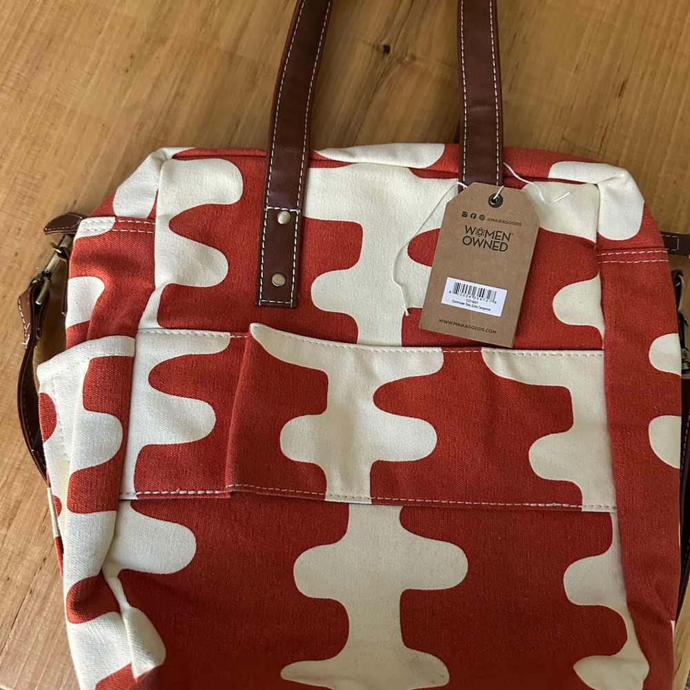 Maika Recycled Canvas Commuter Bag